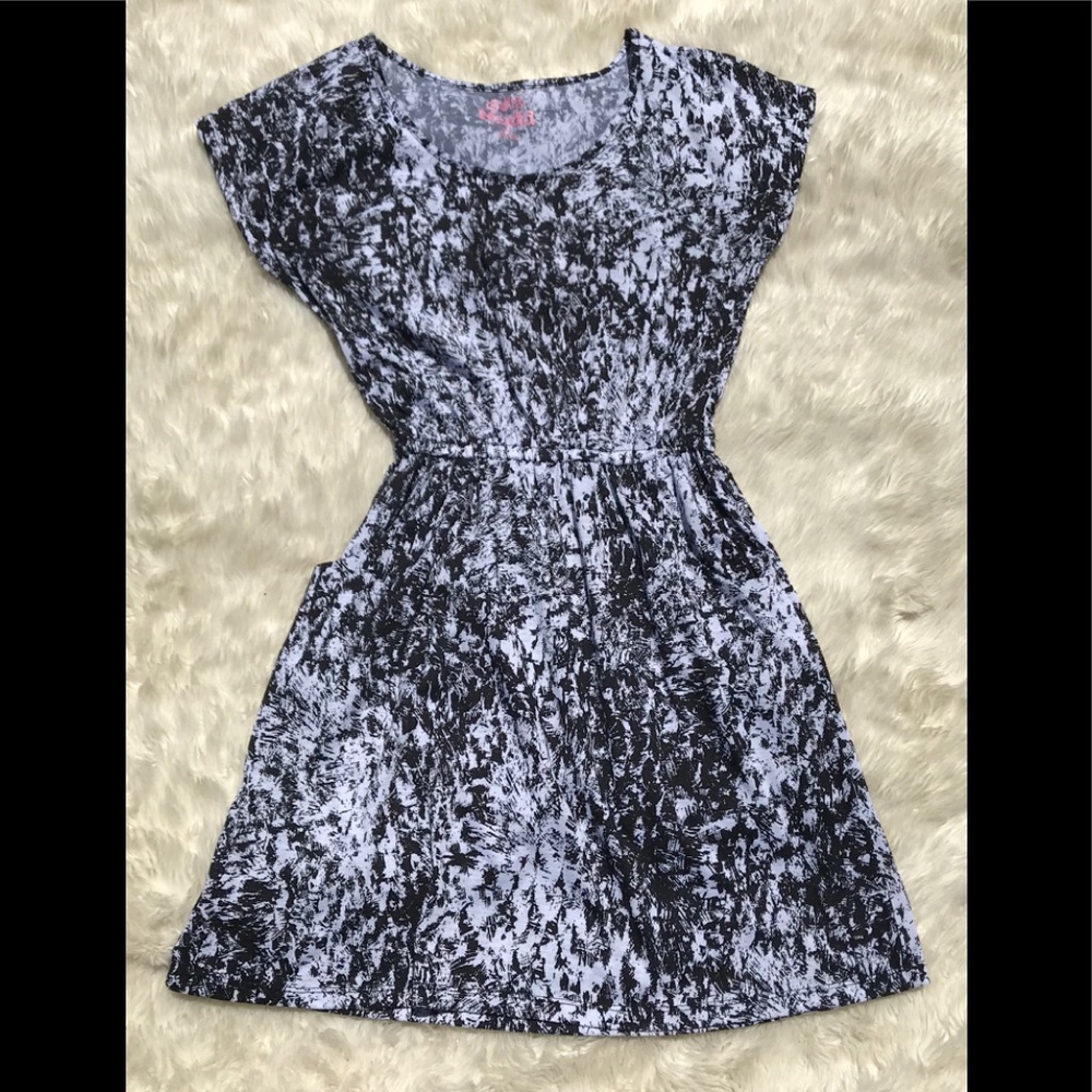 Black and White Print Dress